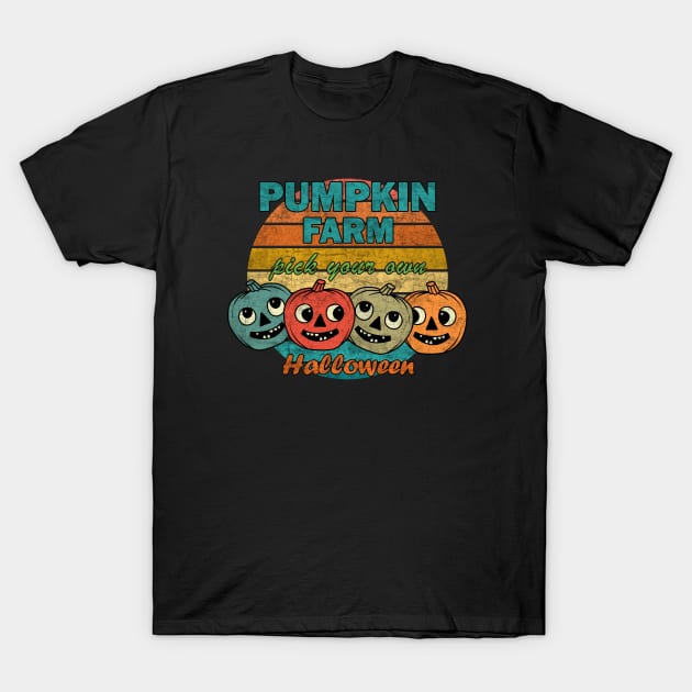 Pumpkin farm T-Shirt by valentinahramov